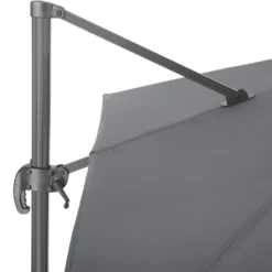 Tectake Sonnenschirm Ampelschirm 424cm Mit Fußpedal - Grau -Grünwelt Exporteren Garten-Winkel f929aa52b97a0c6e60781073abb1b77e