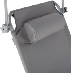 Tectake Gartenliege 4-stufig Mit Kopfpolster - Grau -Grünwelt Exporteren Garten-Winkel f94f11372641392450c6d81f602a17bf