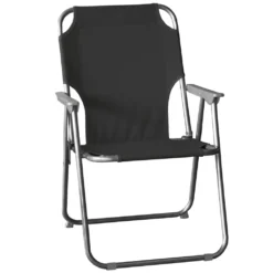 3tlg. Campinggarnitur Klapptisch 45x43,5cm Anthrazit + 2 Campingstühle Schwarz -Grünwelt Exporteren Garten-Winkel f9570f48680281c145df6740617cb7d5