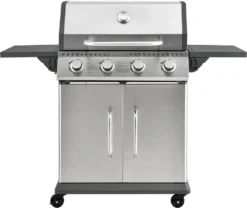 Juskys Gasgrill Kansas Mit 4 Brenner 12 KW, BBQ Grill Mit Gusseisen-Grillrost, Warmhalterost & Thermometer, XL Grillwagen 2 Seitenablagen & 4 Räder 24 Juskys Gasgrill Kansas Mit 4 Brenner 12 KW, BBQ Grill Mit Gusseisen-Grillrost, Warmhalterost & Thermometer, XL Grillwagen 2 Seitenablagen & 4 Räder -Grünwelt Exporteren Garten-Winkel f976eb4c4f5dc56f740287e79afe08a8