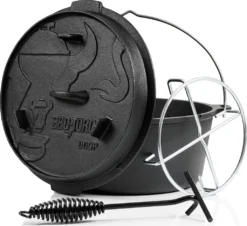 BBQ-Toro 11-teiliges Dutch Oven Set Mit Dutch Oven Grill "DOKING", 9 QT Dutch Oven Und Zubehör -Grünwelt Exporteren Garten-Winkel f9b8e1f4279960089aee98b7a117cea1