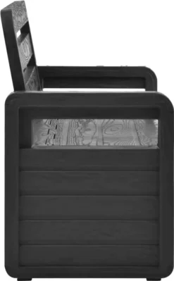 VidaXL Gartenbank Mit Stauraum 132,5 Cm Kunststoff Anthrazit -Grünwelt Exporteren Garten-Winkel f9ccf0fcb5c4d3d5a5783951f969d79b