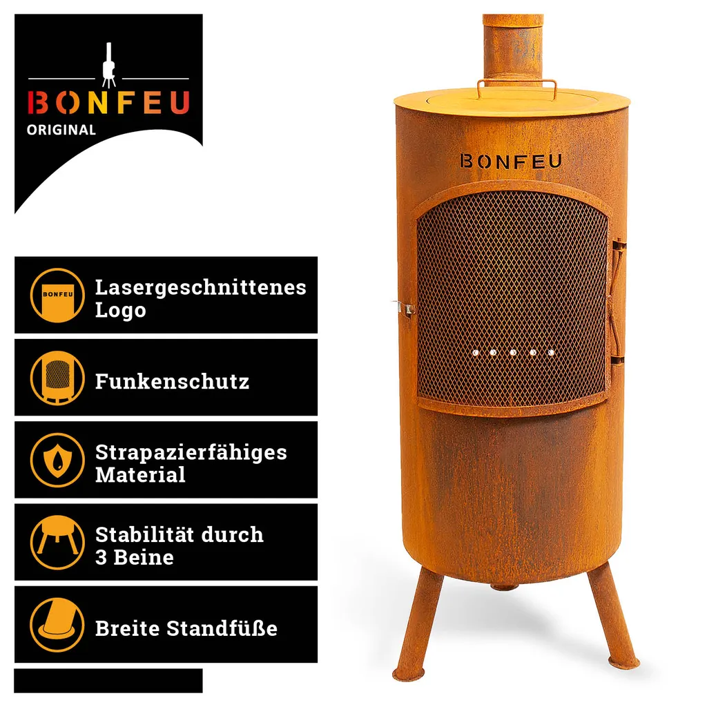 BonFeu Bongiano LP Rost Terrassenöfen 5 BonFeu Bongiano LP Rost Terrassenöfen – Bild 5