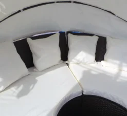 LED - Sonneninsel Rattan Lounge Polyrattan Sitzgruppe Liege Insel 210cm Inkl. Abdeckcover -Grünwelt Exporteren Garten-Winkel fc8690d8a9a5a5621003e4558924b71c