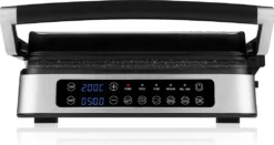 ZEEGMA Elektrischer Kontaktgrill Und Sandwichtoaster 2100W | Herausnehmbare Heizplatten, 2in1, 180 ° Klappbar, ILAG-Antihaftbeschichtung, Tropfschale, Akustische Benachrichtigungen, Timer, Die Möglichkeit Vom Waschen In Der Spülmaschine -Grünwelt Exporteren Garten-Winkel fd5db02e97c00ea582c089261b7d2b4b