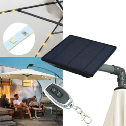 EINFEBEN 3m Sonnenschirm Mit LED Solar Ampelschirm Balkonschirm Marktschirm UV40+ Gartenschirm,Beige 8 EINFEBEN 3m Sonnenschirm Mit LED Solar Ampelschirm Balkonschirm Marktschirm UV40+ Gartenschirm,Beige -Grünwelt Exporteren Garten-Winkel fd709e0a253851579ac095eaee8fc310