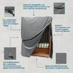Hoberg Strandkorb Schutzhülle L/XL - 140 X 100 X 165/140 Cm - Grau Strandkorb Schutzhülle Abdeckung Hoberg L/XL - 140 X 100 X 165/140 Cm - Grau -Grünwelt Exporteren Garten-Winkel fdc2c8178b1f86898a3a653f614faf71