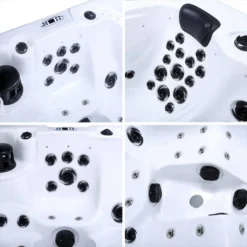 HOME DELUXE - Outdoor Whirlpool BEACH Plus Treppe Und Thermoabdeckung Außenpool Spa -Grünwelt Exporteren Garten-Winkel fdcdd445948d6861c9f041e96b7463c6