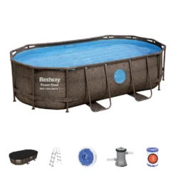 Bestway 56714 Oval Aufstellpool Mit Bullauge Swim Vista 427x250x100 CmGestalten: Oval, Maße: 4 - 4,99 M, Filterpumpe: 58383 -Grünwelt Exporteren Garten-Winkel ff67b32095a64d52a7e600d7eadecd61
