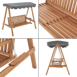 Hollywoodschaukel Afandou 200 X 130 X 185 Cm Gartenschaukel Mit Dach Max. 200 Kg Schaukelbank Für 2 Personen Gestell Aus Massivholz Dunkelgrau 12 Hollywoodschaukel Afandou 200 X 130 X 185 Cm Gartenschaukel Mit Dach Max. 200 Kg Schaukelbank Für 2 Personen Gestell Aus Massivholz Dunkelgrau -Grünwelt Exporteren Garten-Winkel ffa722f7b1852e1eae68ac92e06af072